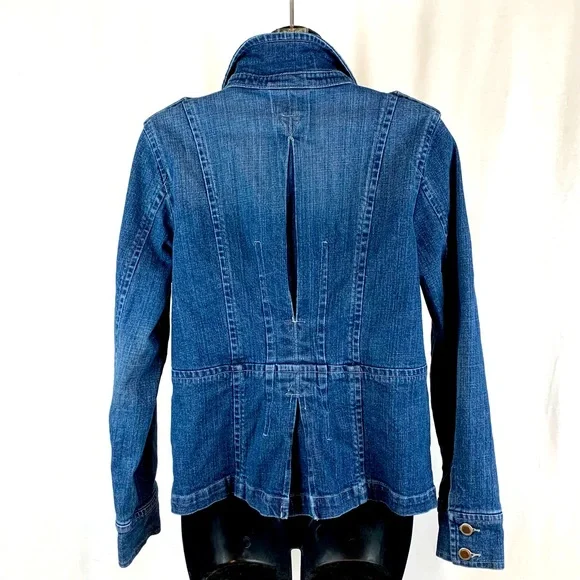 Motto unique MOTO style Jean Jacket, Size Small - Picture 3 of 8
